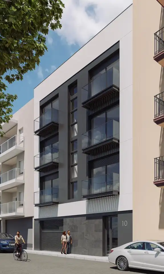 Vista exterior de Planta baja en venta en Montcada i Reixac con Aire acondicionado, Jardín privado y Parquet