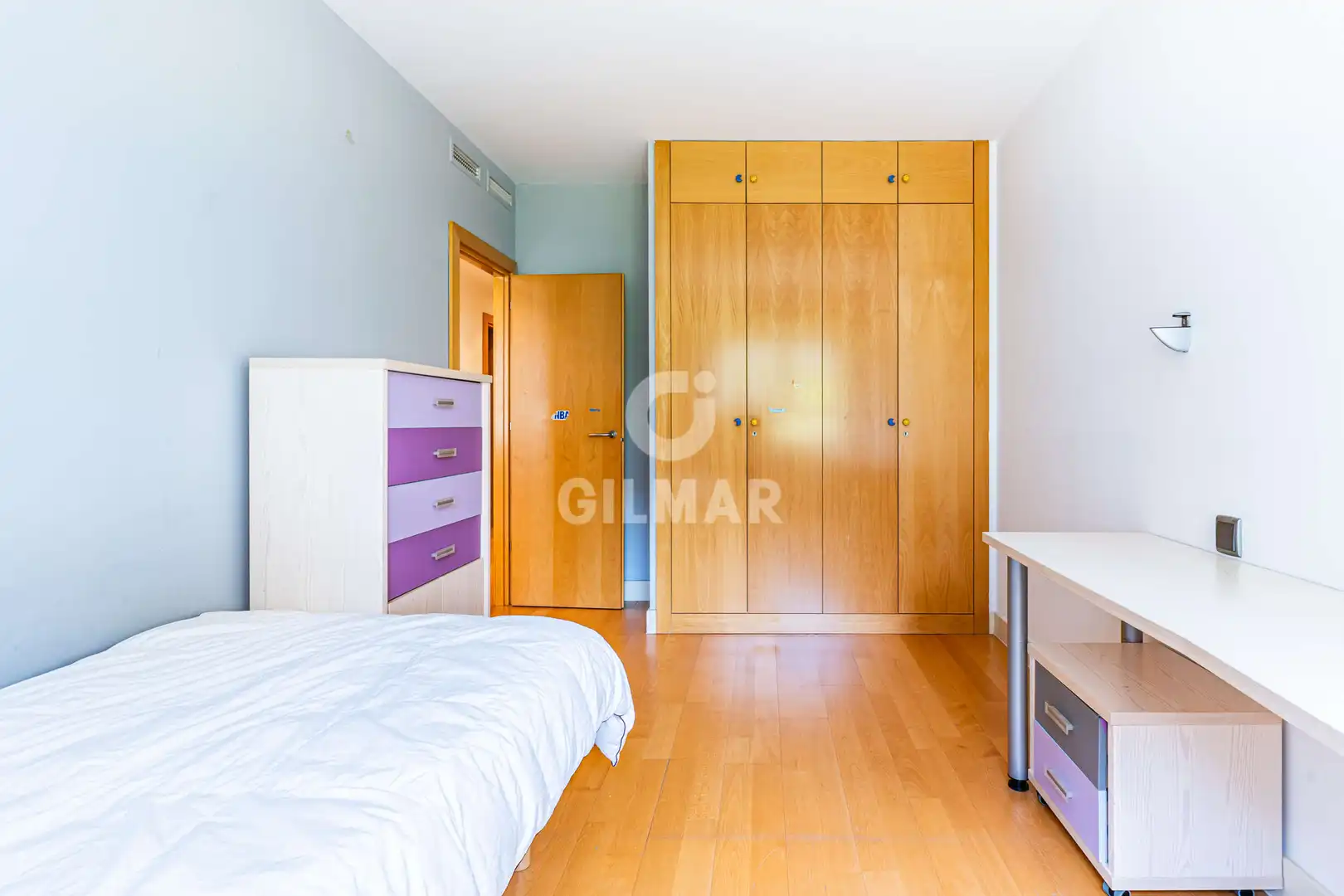 Bedroom of Flat for sale in Madrid  with Heating, Private garden and Storage room