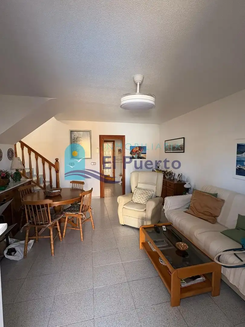 Sala de estar de Dúplex en venta en Mazarrón con Aire acondicionado, Terraza y Trastero