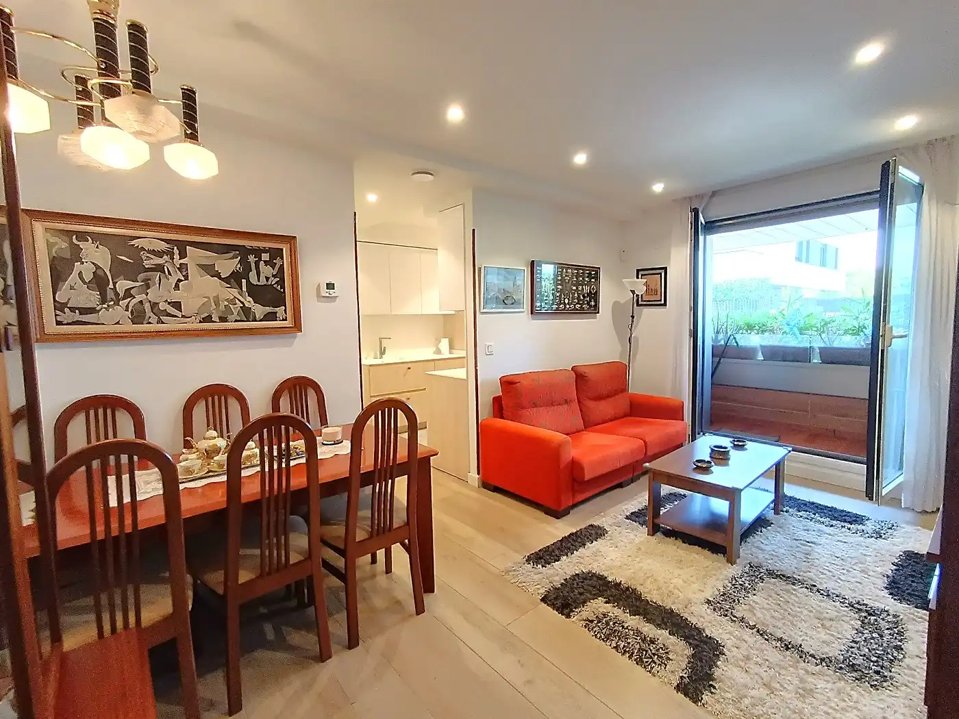 Sala de estar de Planta baja en venta en Sopela con Calefacción, Terraza y Amueblado