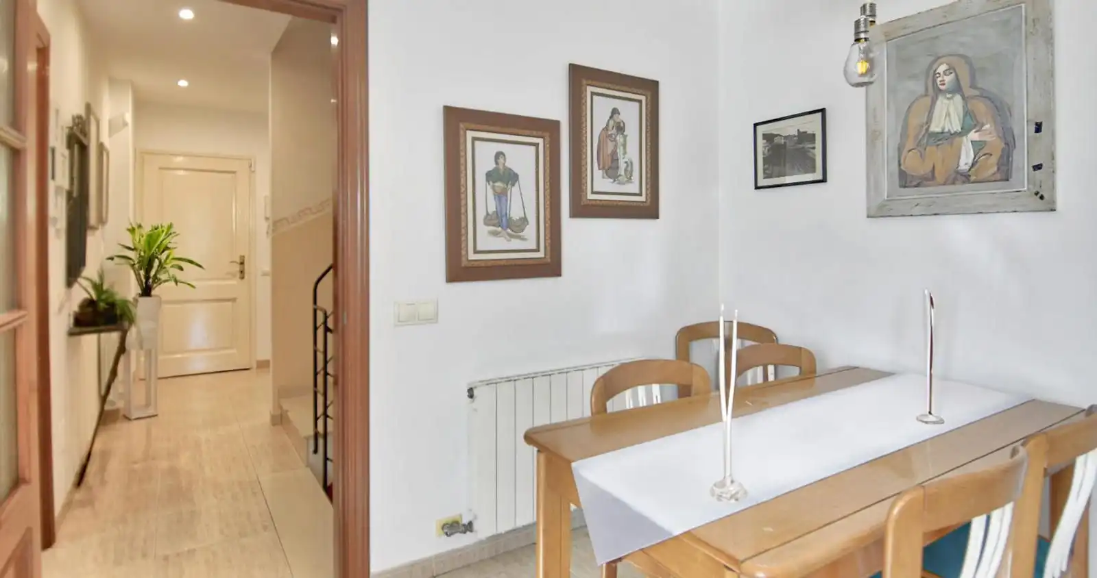 Esszimmer von Einfamilien-Reihenhaus zum Verkauf in Palafrugell mit Klimaanlage, Heizung und Terrasse