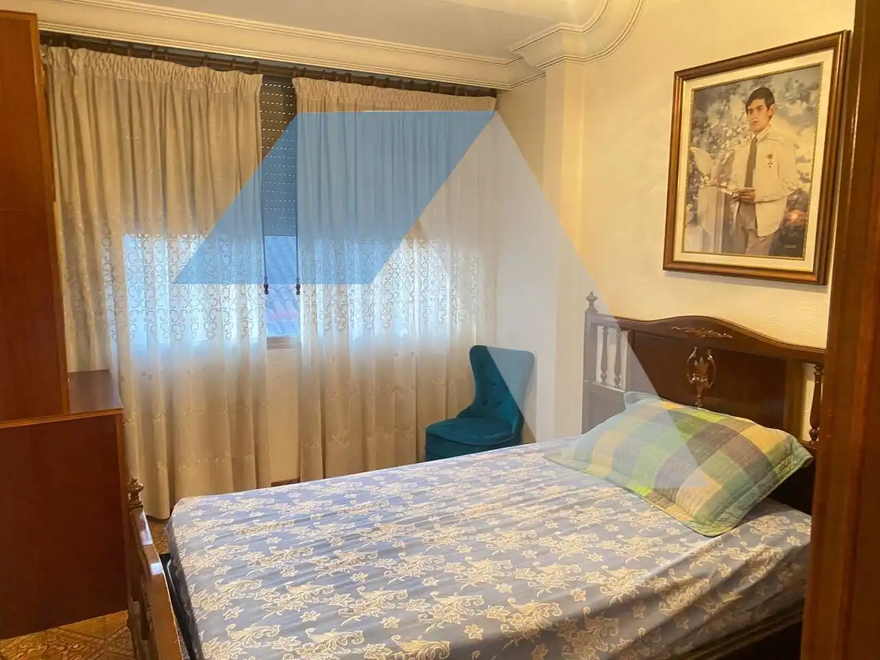 Bedroom of Flat for sale in Aspe  with Air Conditioner, Furnished and Balcony