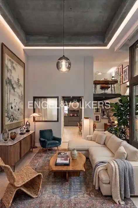 Wohnzimmer von Wohnung zum Verkauf in Madrid mit Klimaanlage und Heizung