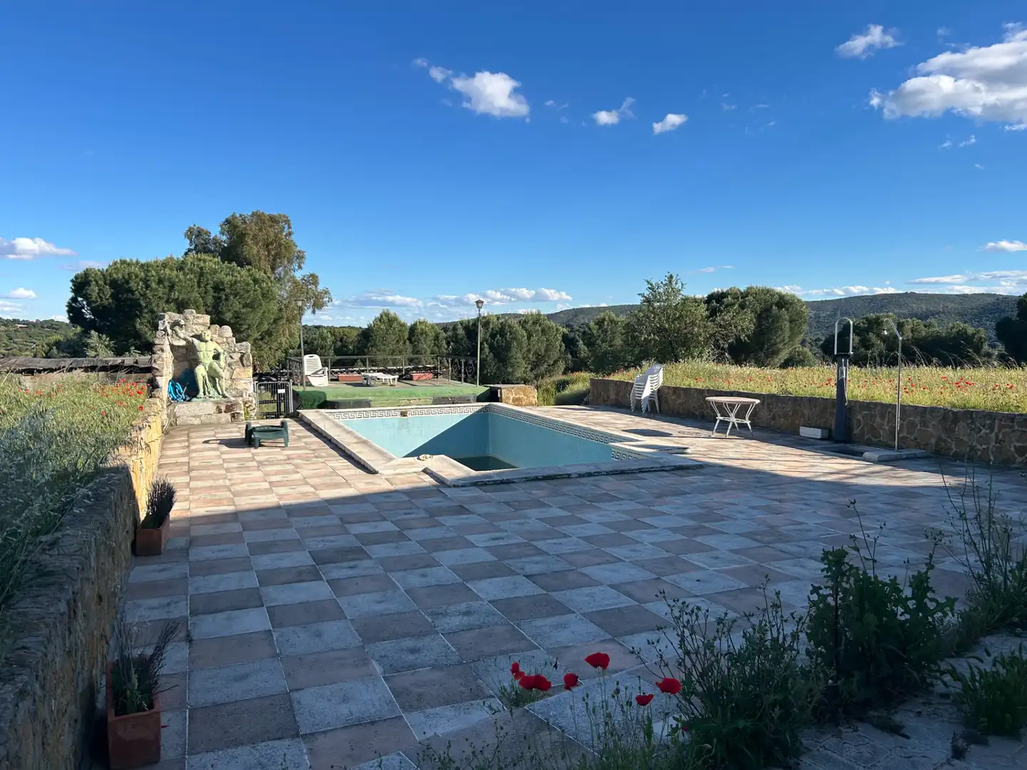 Piscina de Finca rústica en venta en Navas del Rey con Calefacción, Jardín privado y Terraza