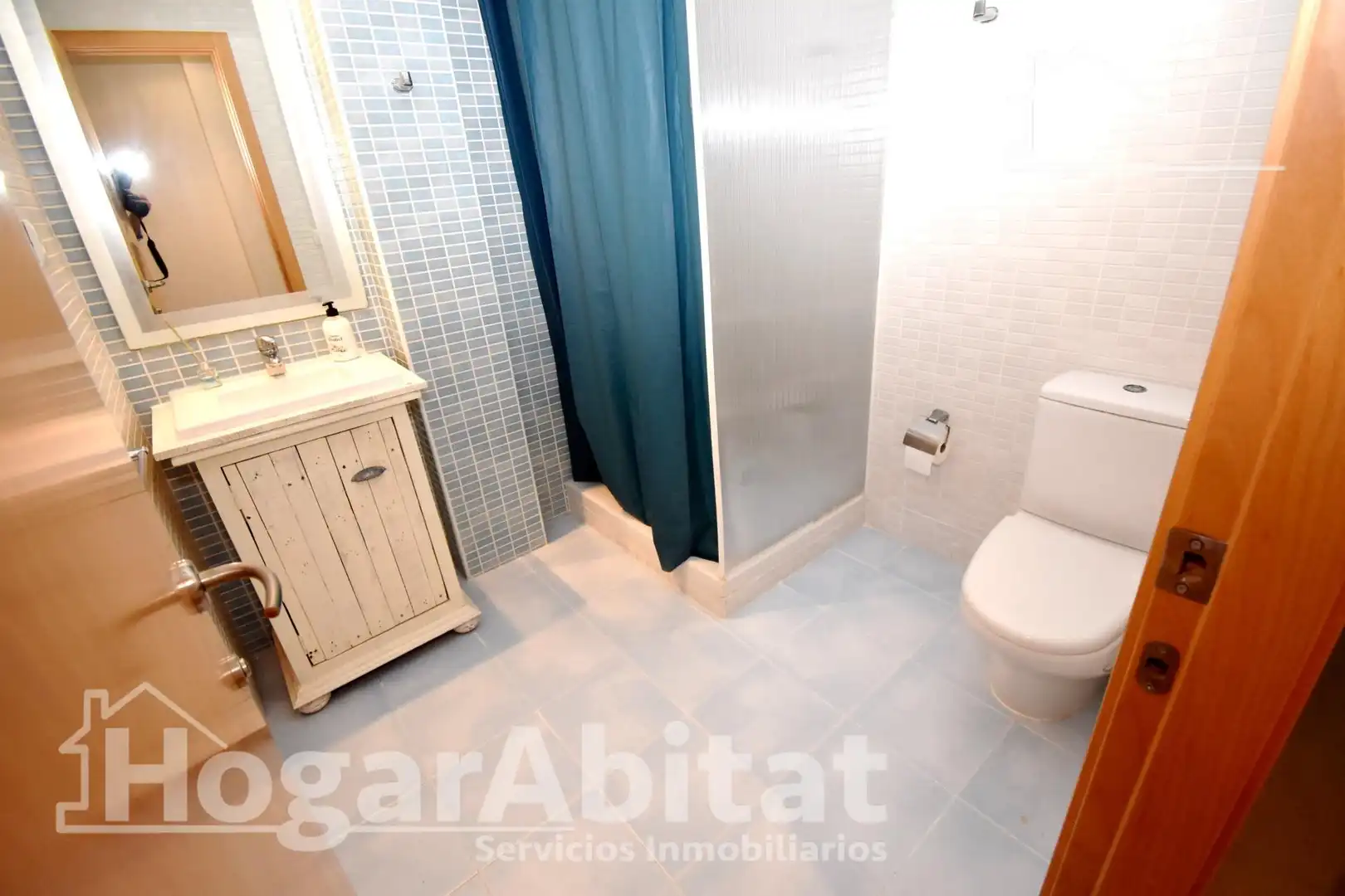 Badezimmer von Wohnung zum Verkauf in Massanassa mit Klimaanlage, Heizung und Terrasse