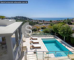 Swimming pool of House or chalet for sale in Málaga Capital  with Air Conditioner, Heating and Private garden