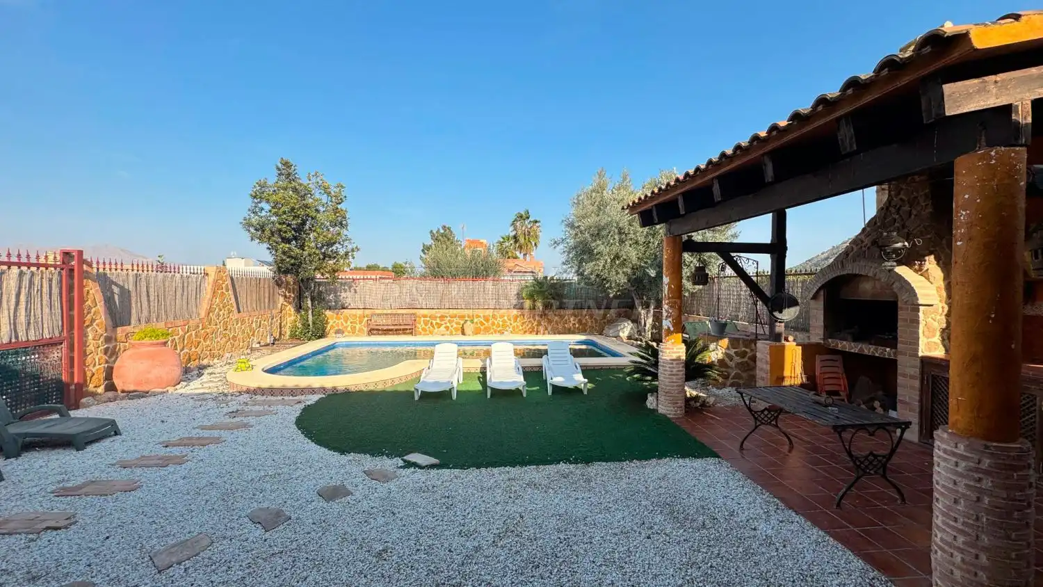 Piscina de Finca rústica en venda en Orihuela amb Jardí privat, Terrassa i Piscina
