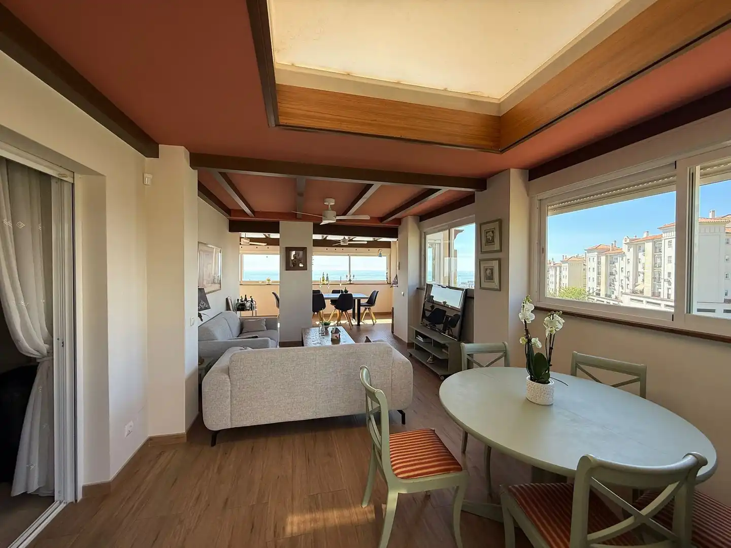 Living room of Attic for sale in Benalmádena  with Terrace and Balcony