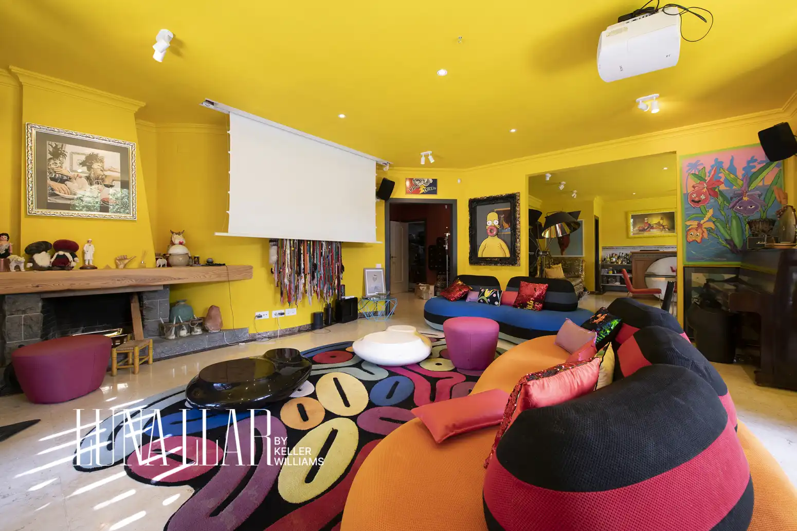 Wohnzimmer von Haus oder Chalet zum Verkauf in Castelldefels mit Terrasse und Schwimmbad