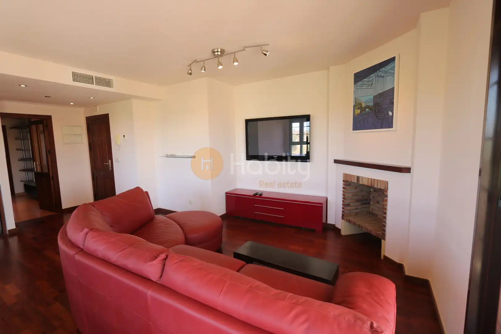 Sala d'estar de Planta baixa en venda en Fuente Álamo de Murcia amb Aire condicionat, Calefacció i Terrassa