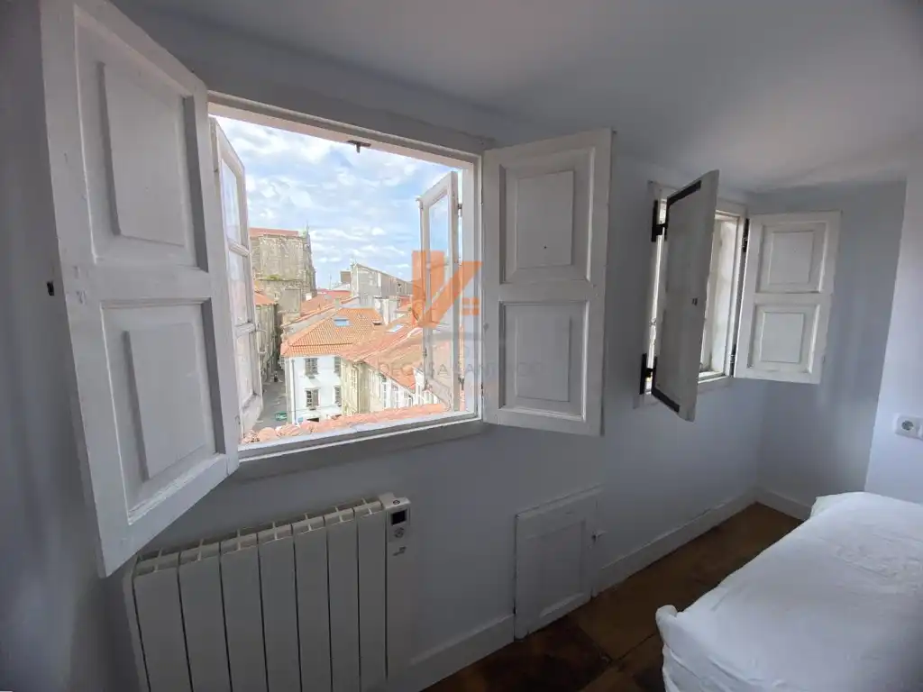 Schlafzimmer von Loft zur Miete in Santiago de Compostela  mit Möbliert