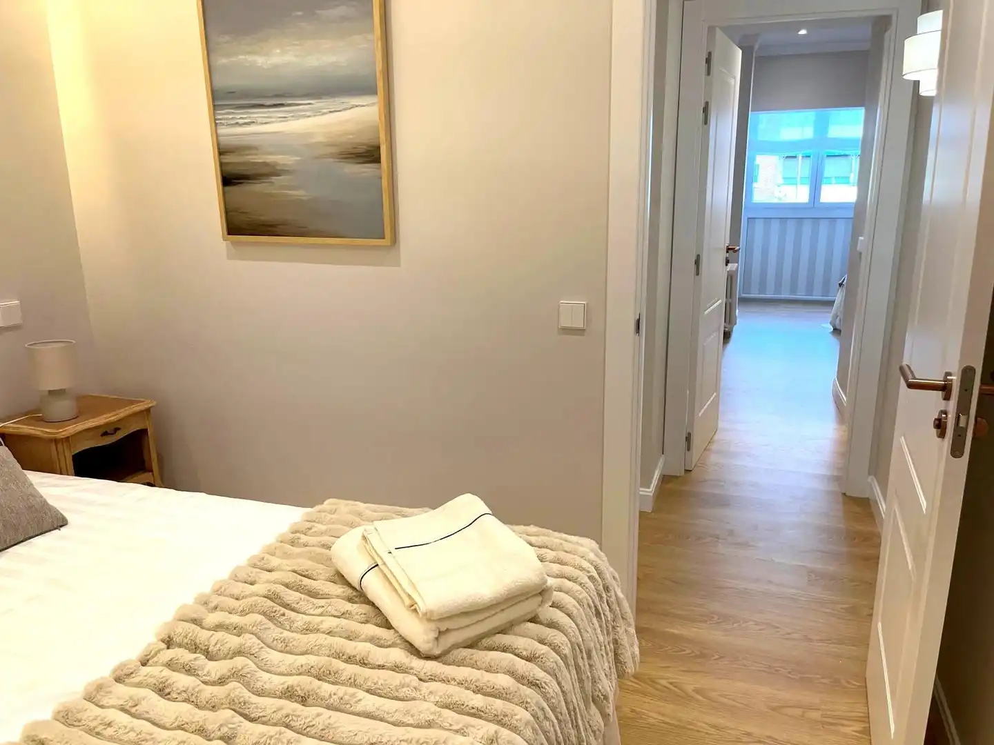 Bedroom of Flat for rent in Madrid  with Air Conditioner and Furnished