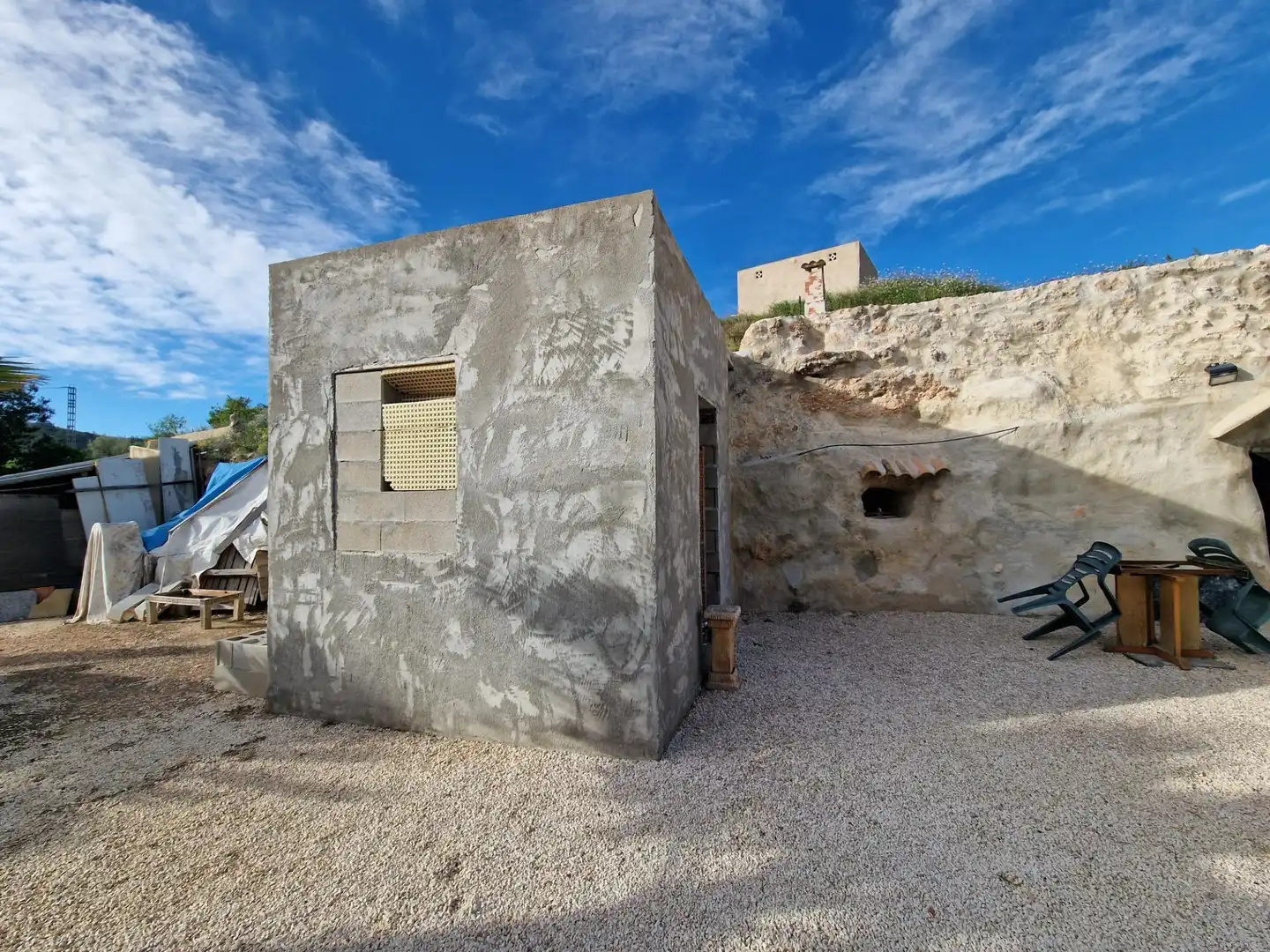 Vista exterior de Finca rústica en venda en Hondón de las Nieves / El Fondó de les Neus
