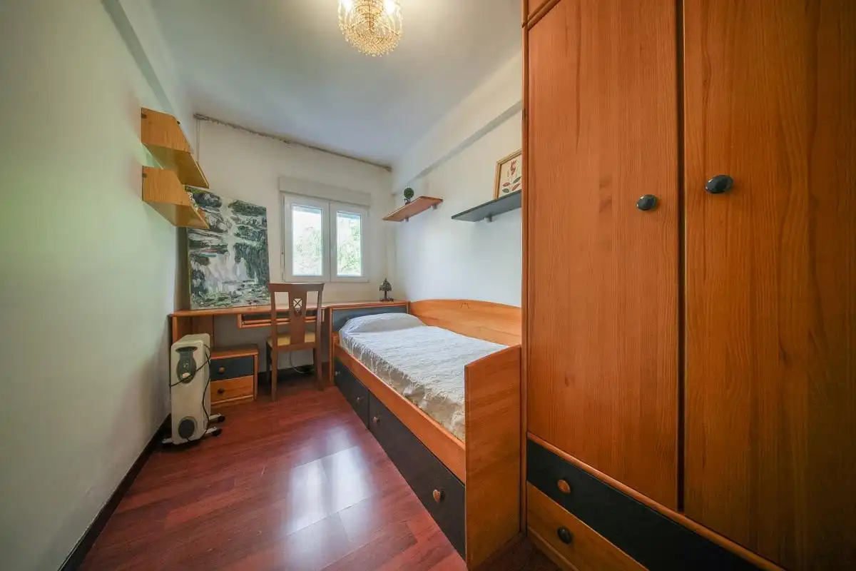 Bedroom of Flat for sale in Madrid  with Heating, Private garden and Terrace