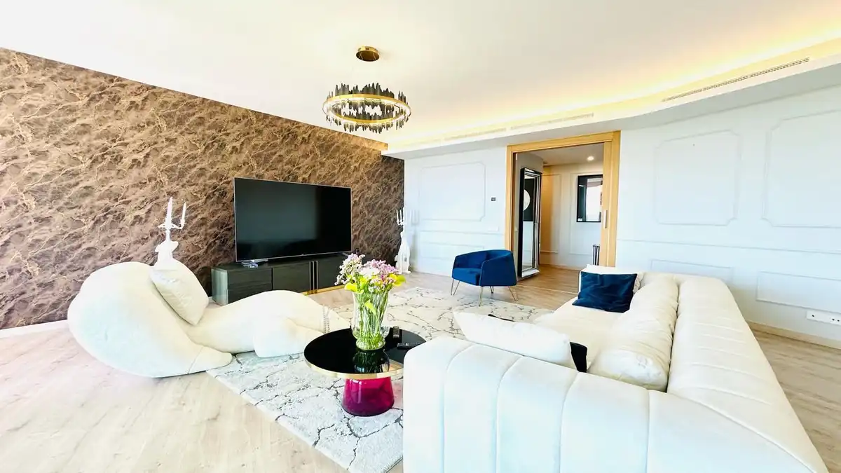 Living room of Flat for sale in Mijas  with Air Conditioner, Terrace and Storage room