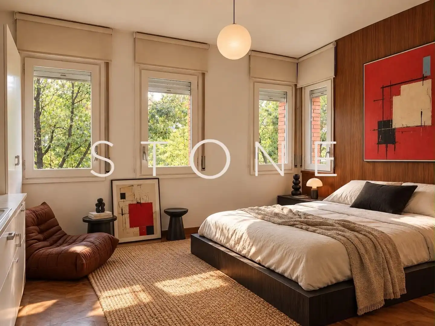 Bedroom of Flat for sale in Olot, Girona