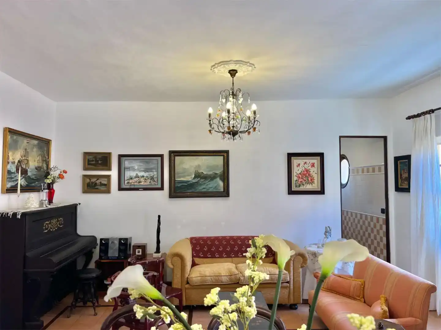 Sala de estar de Casa o chalet en venta en Garachico con Piscina y Balcón