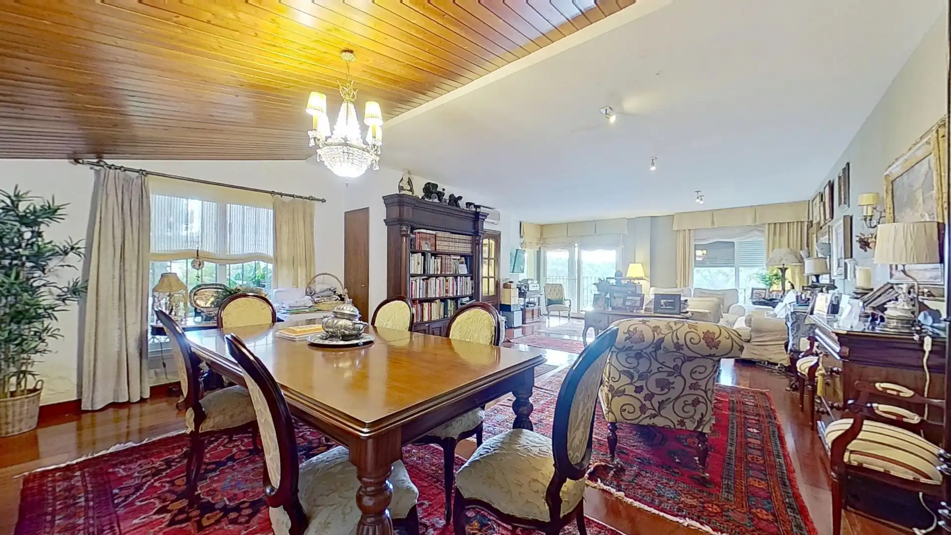 Comedor de Casa o chalet en venta en Málaga con Jardín privado, Terraza y Piscina