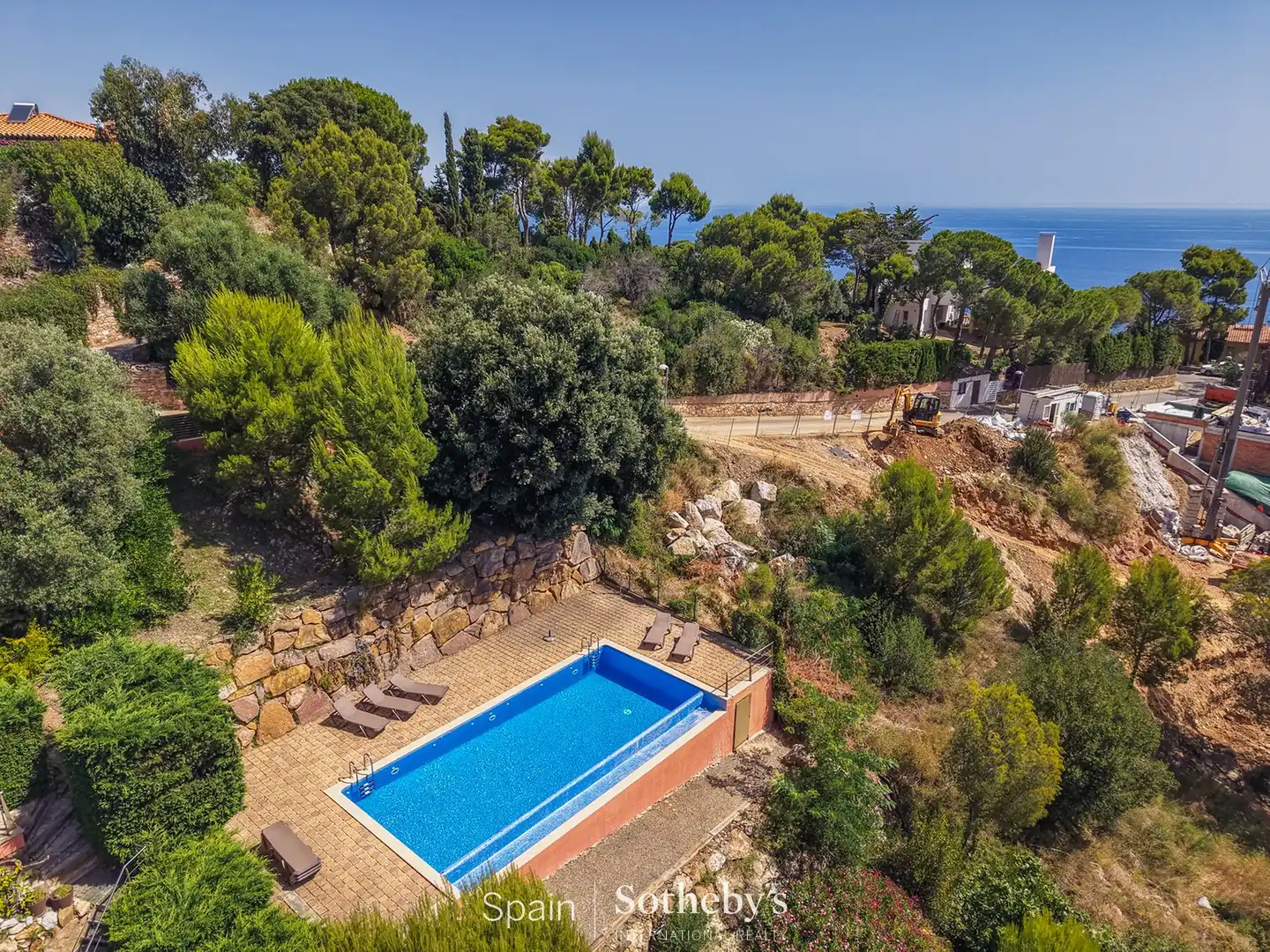 Piscina de Casa adosada en venda en Begur amb Aire condicionat, Jardí privat i Terrassa