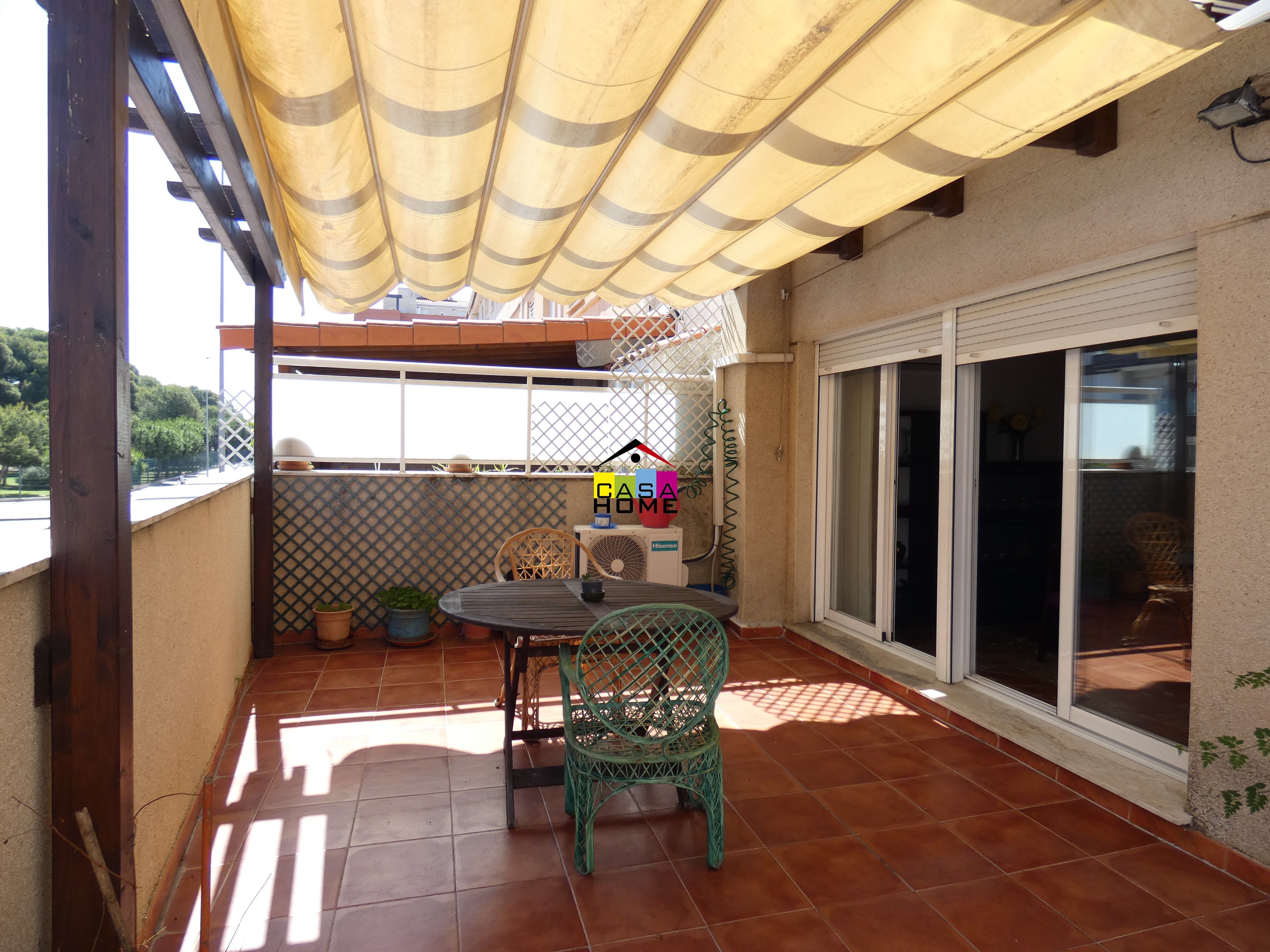 Terrassa de Casa adosada de lloguer en Castellón de la Plana / Castelló de la Plana amb Aire condicionat, Calefacció i Terrassa