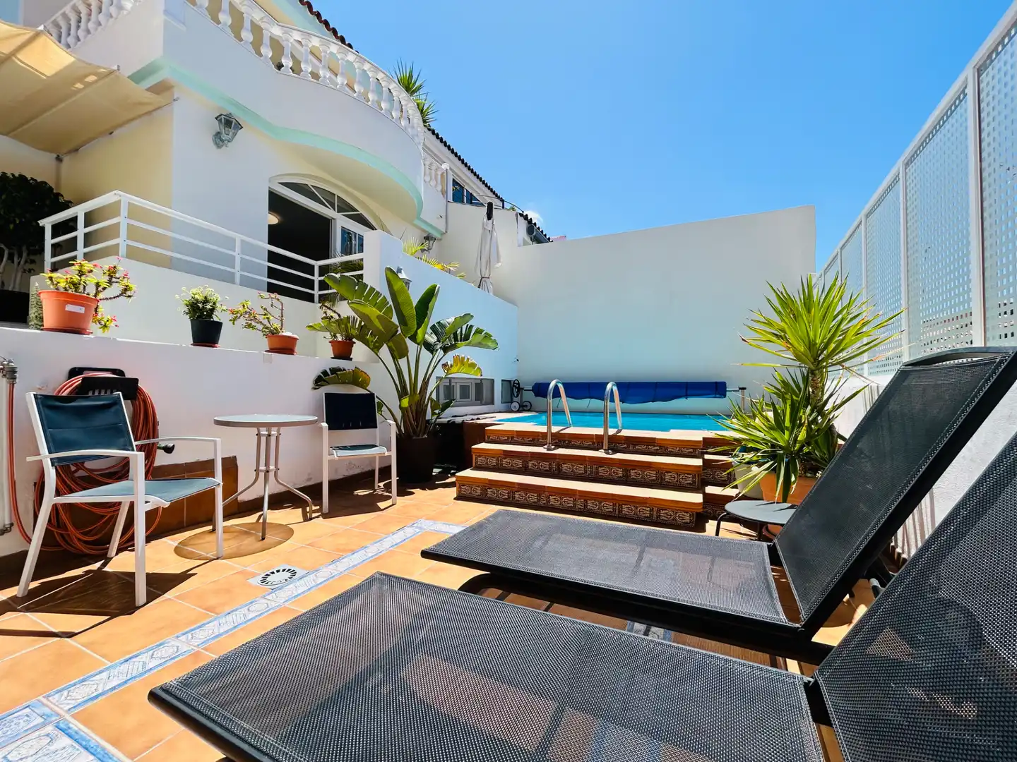 Terraza de Casa o chalet en venta en San Bartolomé de Tirajana con Aire acondicionado, Jardín privado y Terraza