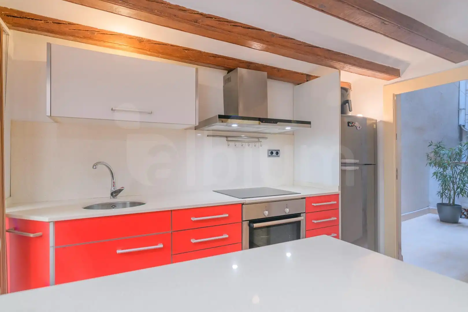 Cocina de Piso en venta en Barcelona con Aire acondicionado y Parquet