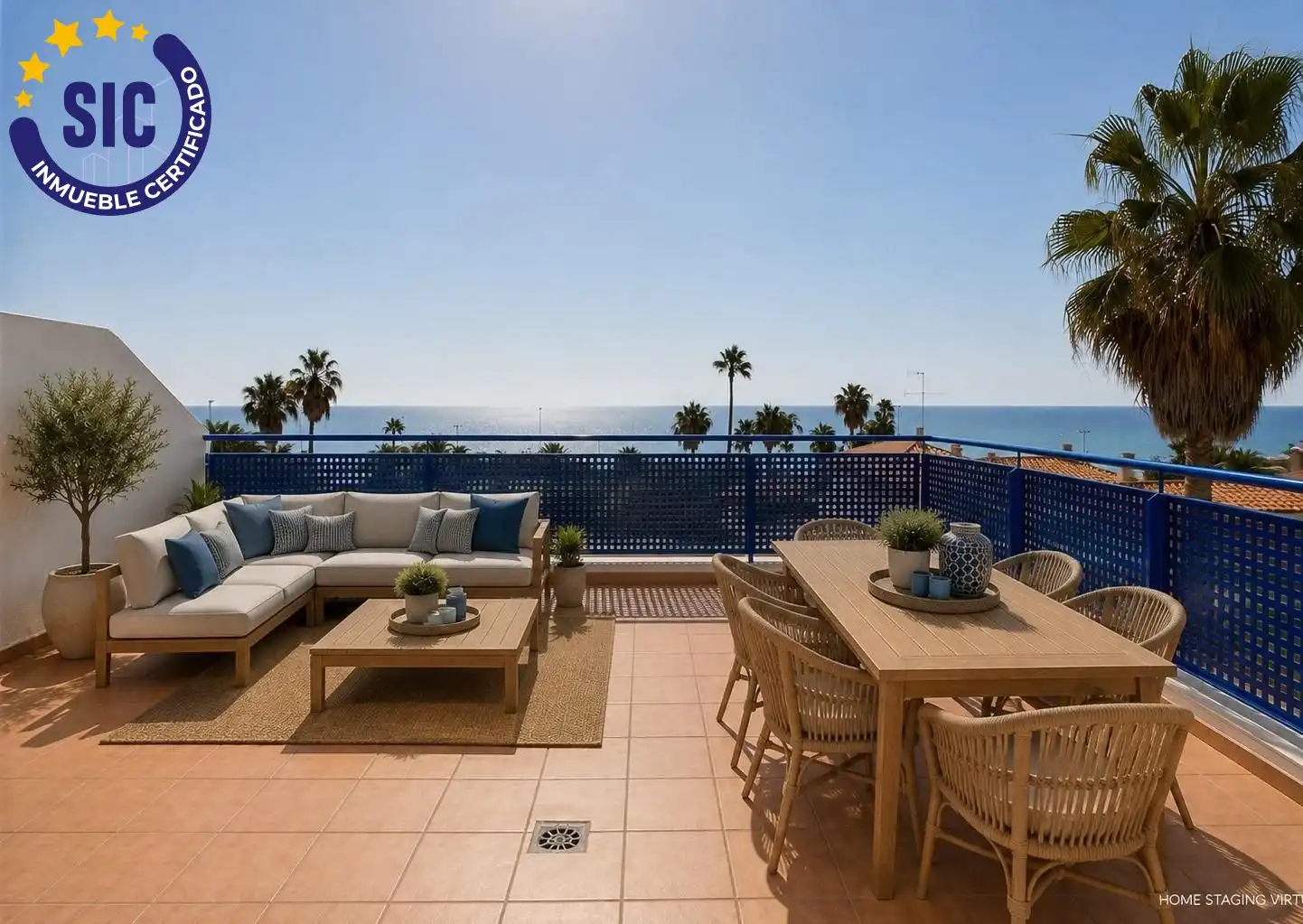 Terrasse von Maisonette zum Verkauf in Nules mit Klimaanlage, Privatgarten und Terrasse