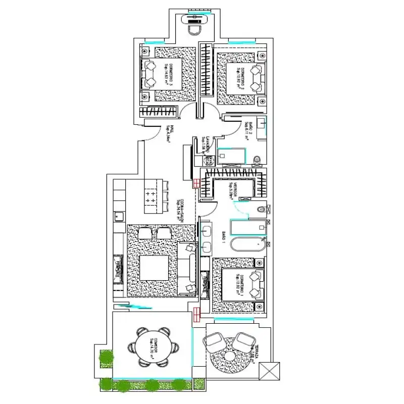 Apartament amb piscina en venda a Punta Plata, imagen 34