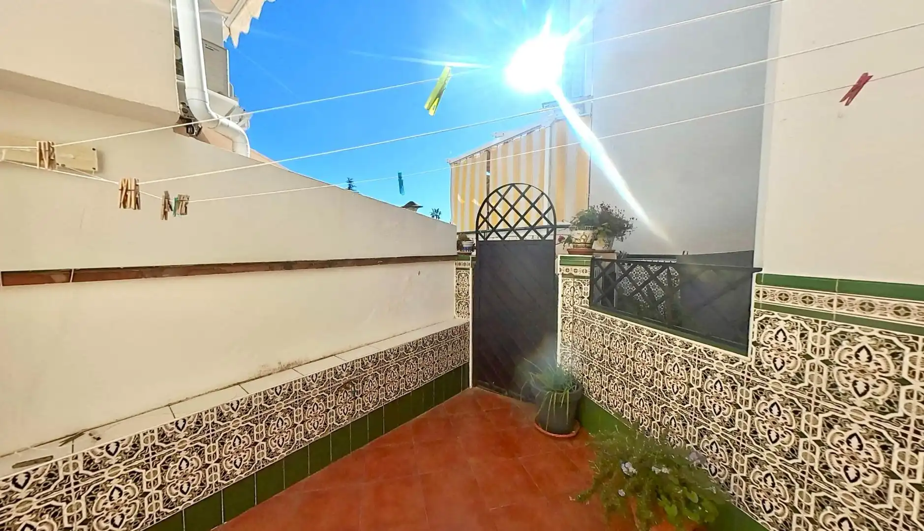 Terrassa de Casa adosada en venda en Málaga amb Aire condicionat, Terrassa i Piscina comunitària