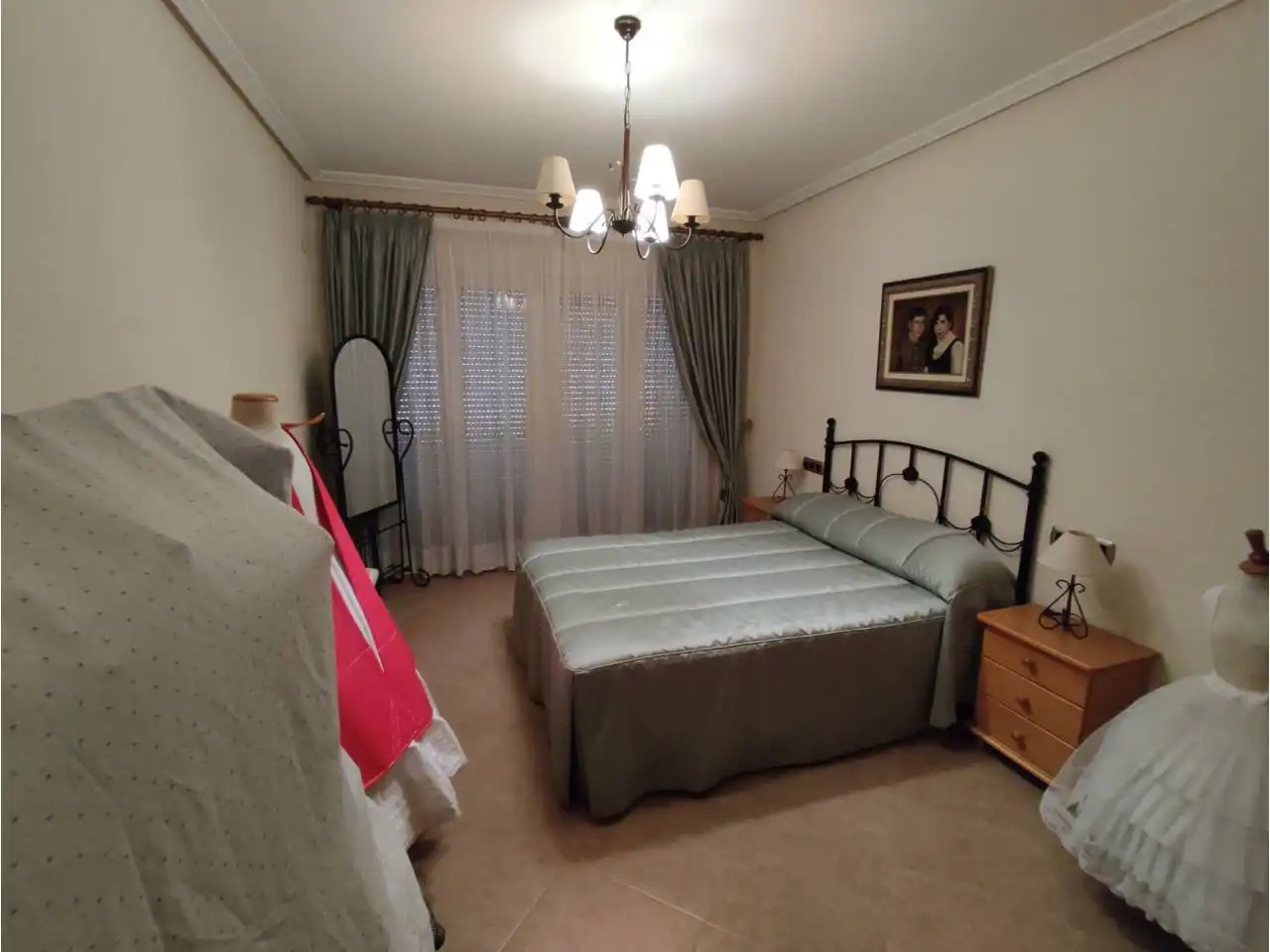 Schlafzimmer von Einfamilien-Reihenhaus zum Verkauf in Almazora / Almassora mit Klimaanlage, Terrasse und Schwimmbad