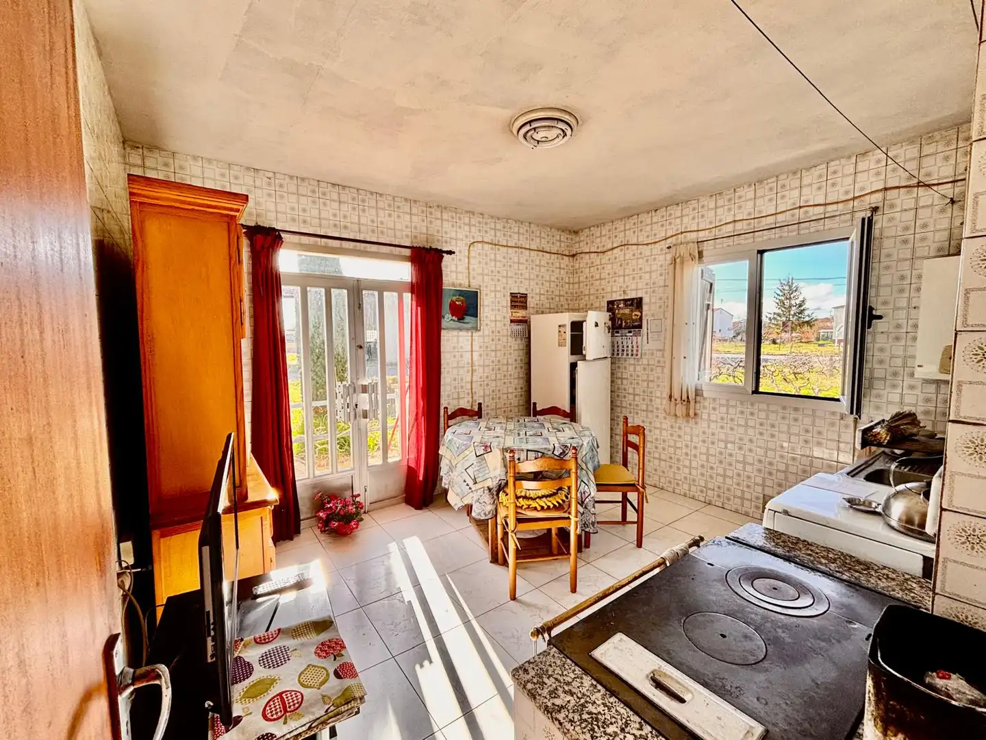 Cocina de Casa o chalet en venta en San Cristóbal de la Polantera con Amueblado