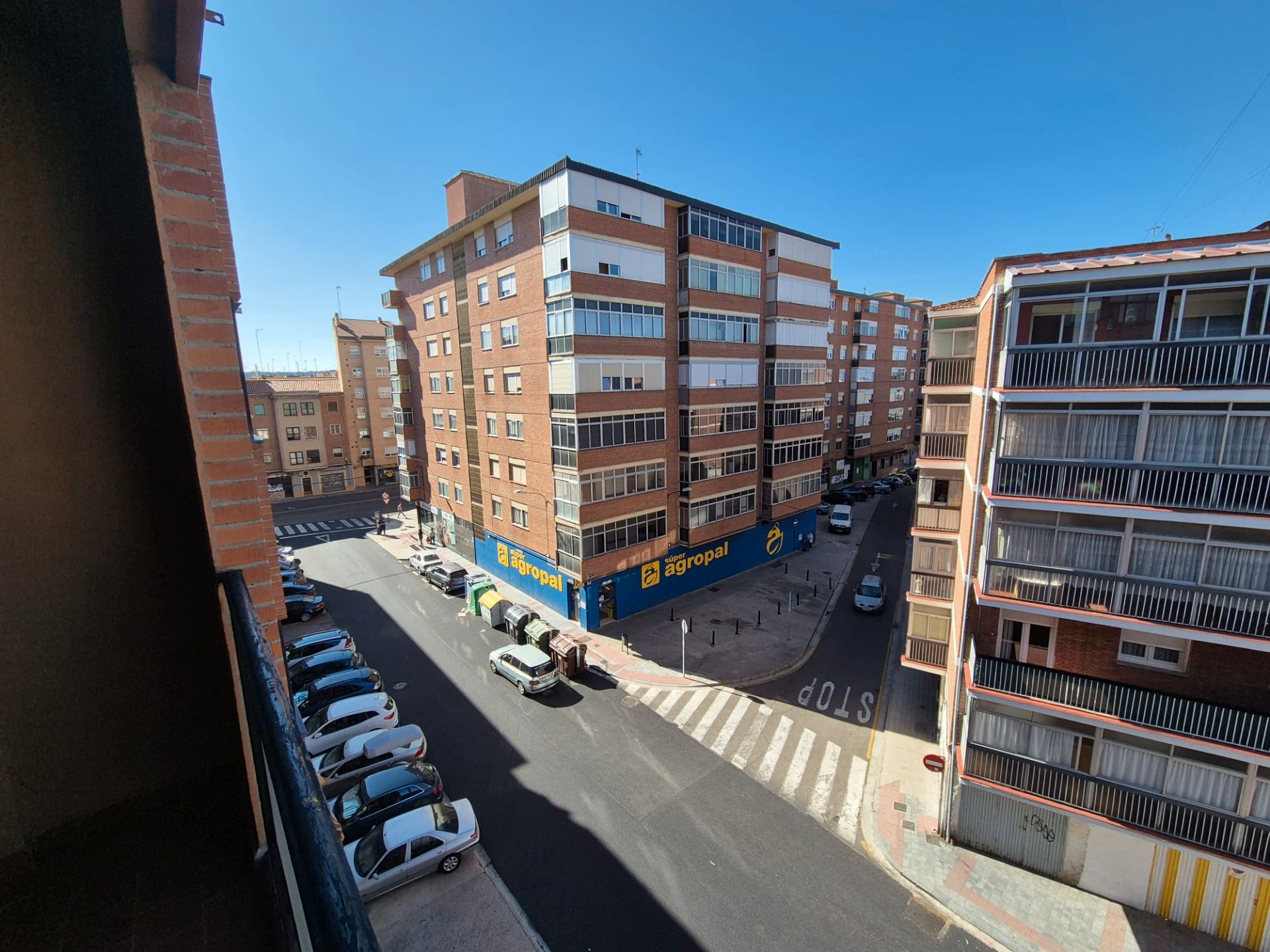 Exterior view of Flat for sale in Palencia Capital  with Heating, Parquet flooring and Terrace