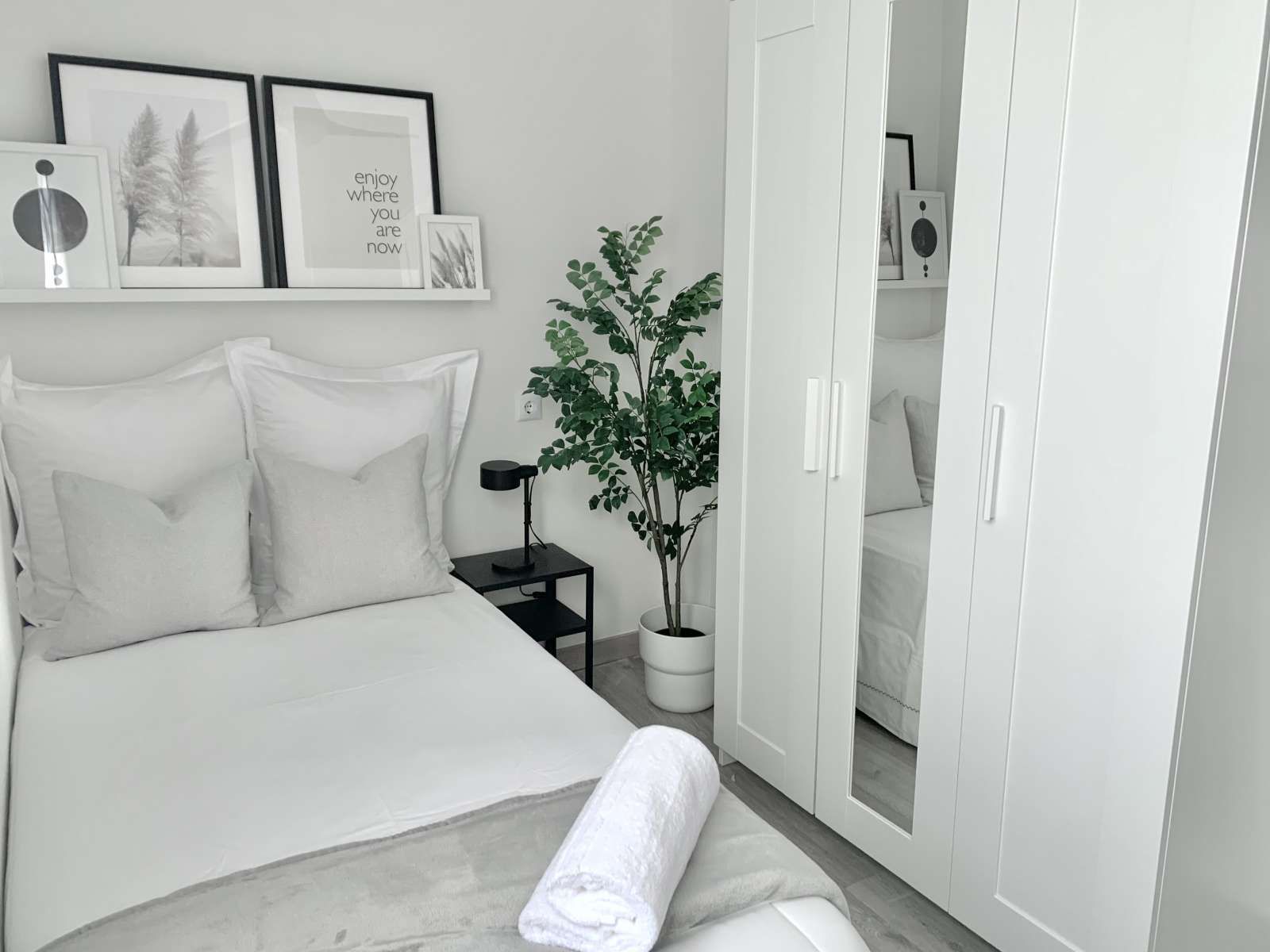 Habitación de Piso para compartir en  Murcia Capital con Aire acondicionado, Terraza y Amueblado