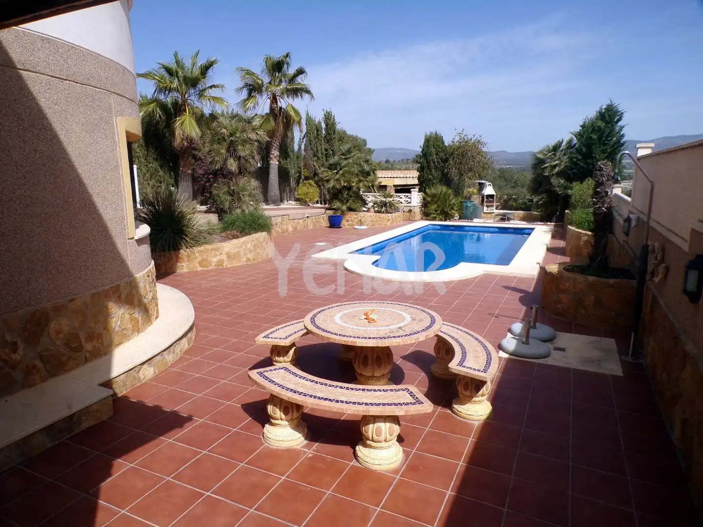 Piscina de Casa o chalet en venta en Castalla con Aire acondicionado y Trastero
