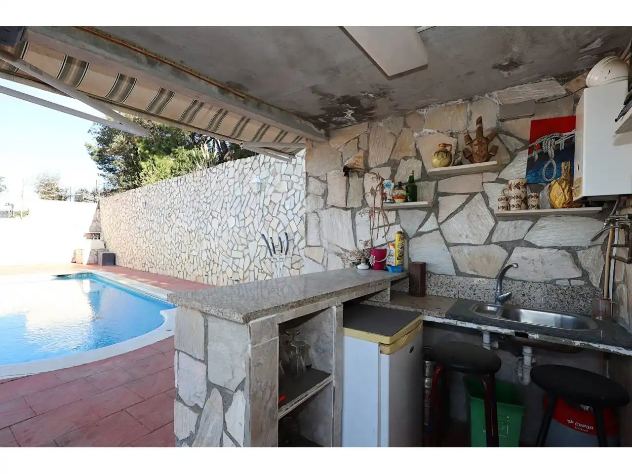 Piscina de Casa o xalet en venda en Vidreres amb Calefacció, Jardí privat i Terrassa