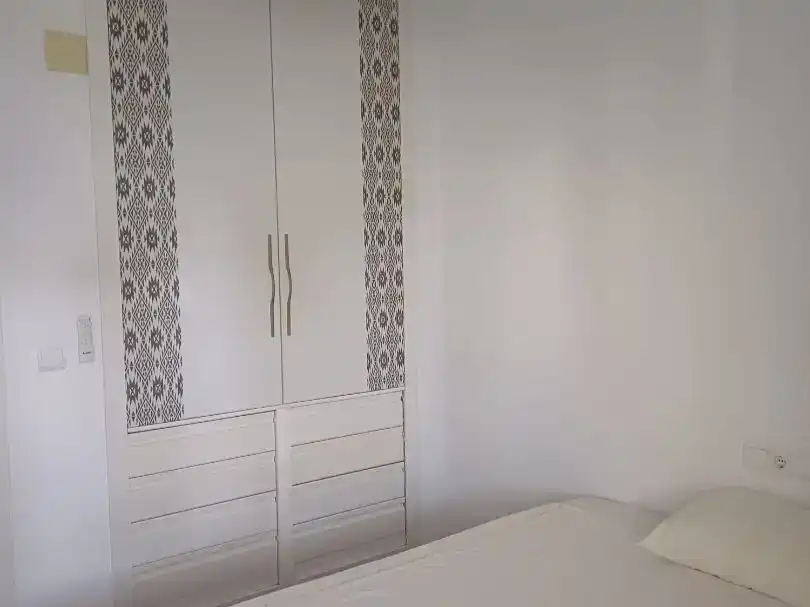 Schlafzimmer von Einfamilien-Reihenhaus zum Verkauf in Polop mit Klimaanlage