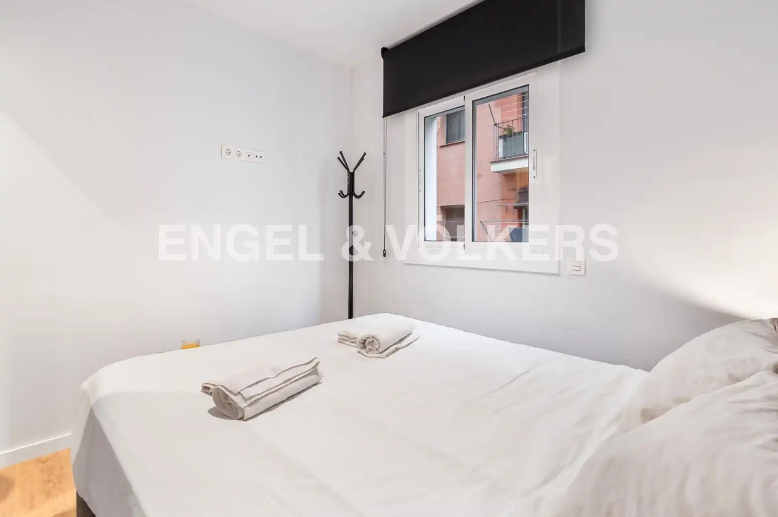 Schlafzimmer von Wohnung zur Miete in Barcelona mit Klimaanlage, Heizung und Parkett