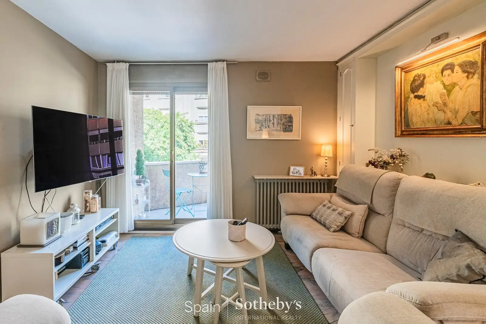 Sala d'estar de Apartament en venda en Barcelona amb Aire condicionat, Calefacció i Traster