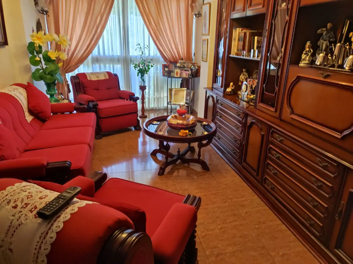 Wohnzimmer von Wohnung zur Miete in Málaga Capital mit Klimaanlage, Möbliert und Ofen