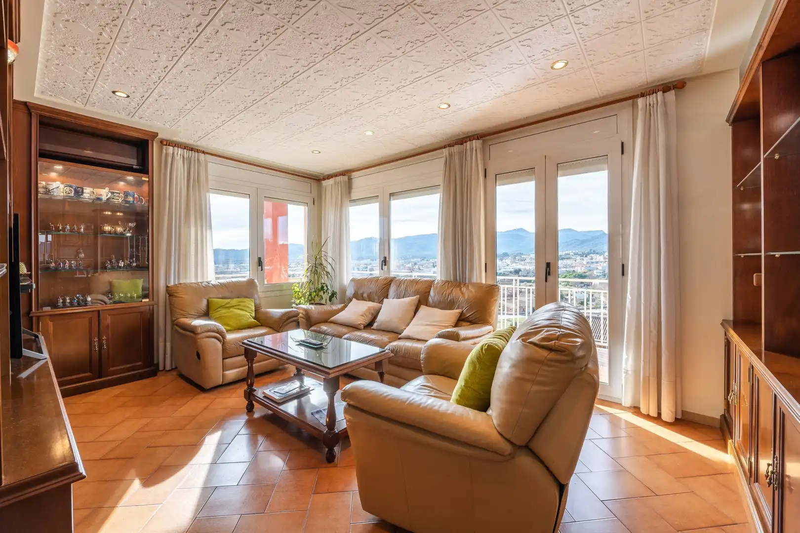 Sala de estar de Casa o chalet en venta en Banyoles con Terraza, Piscina y Balcón