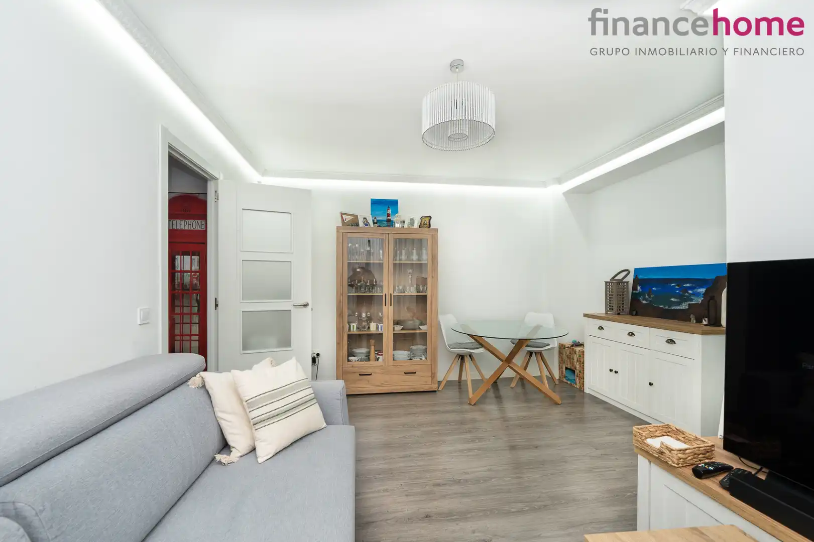 Living room of Flat for sale in Móstoles  with Air Conditioner, Heating and Terrace