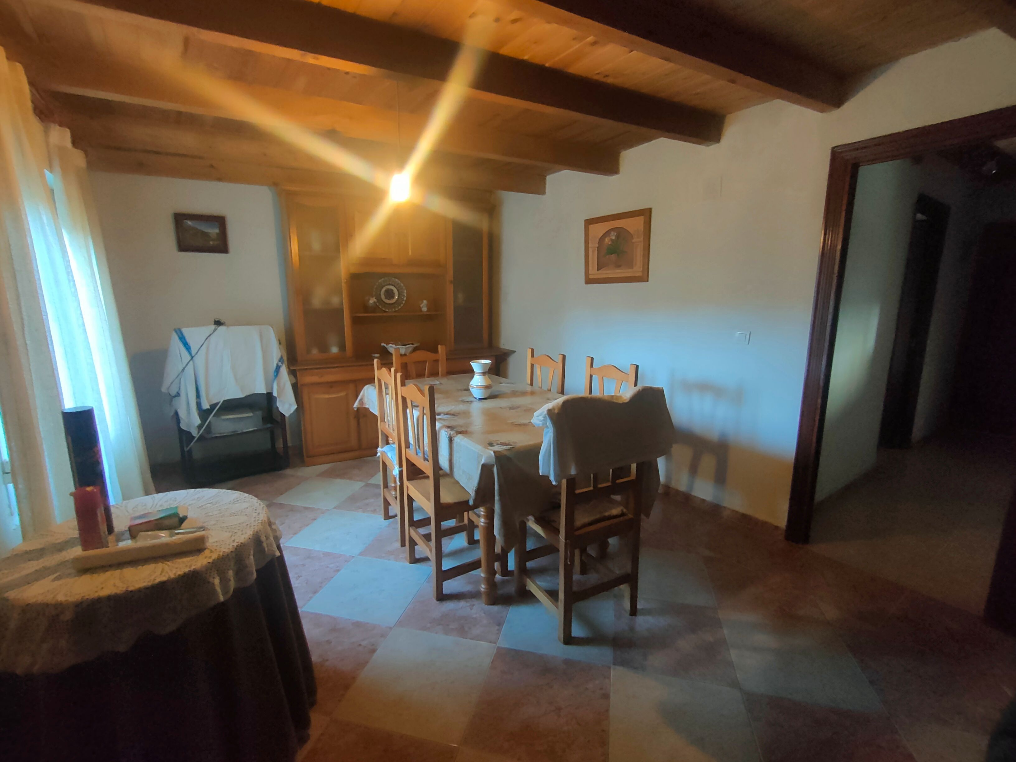 Dining room of House or chalet for sale in Santovenia  with Parquet flooring
