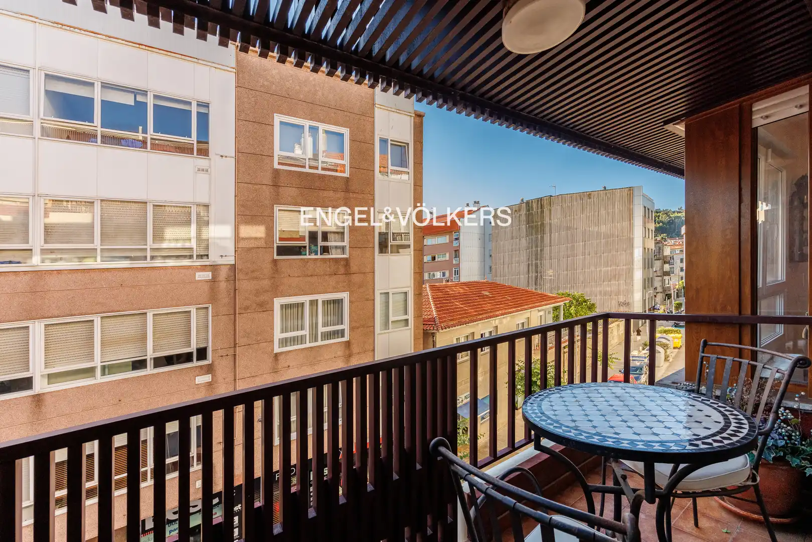 Balcony of Flat for sale in Baiona  with Heating, Parquet flooring and Terrace