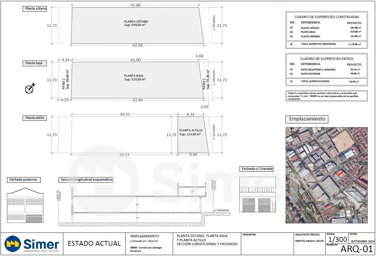 Nau industrial en venda en Cornellà de Llobregat
