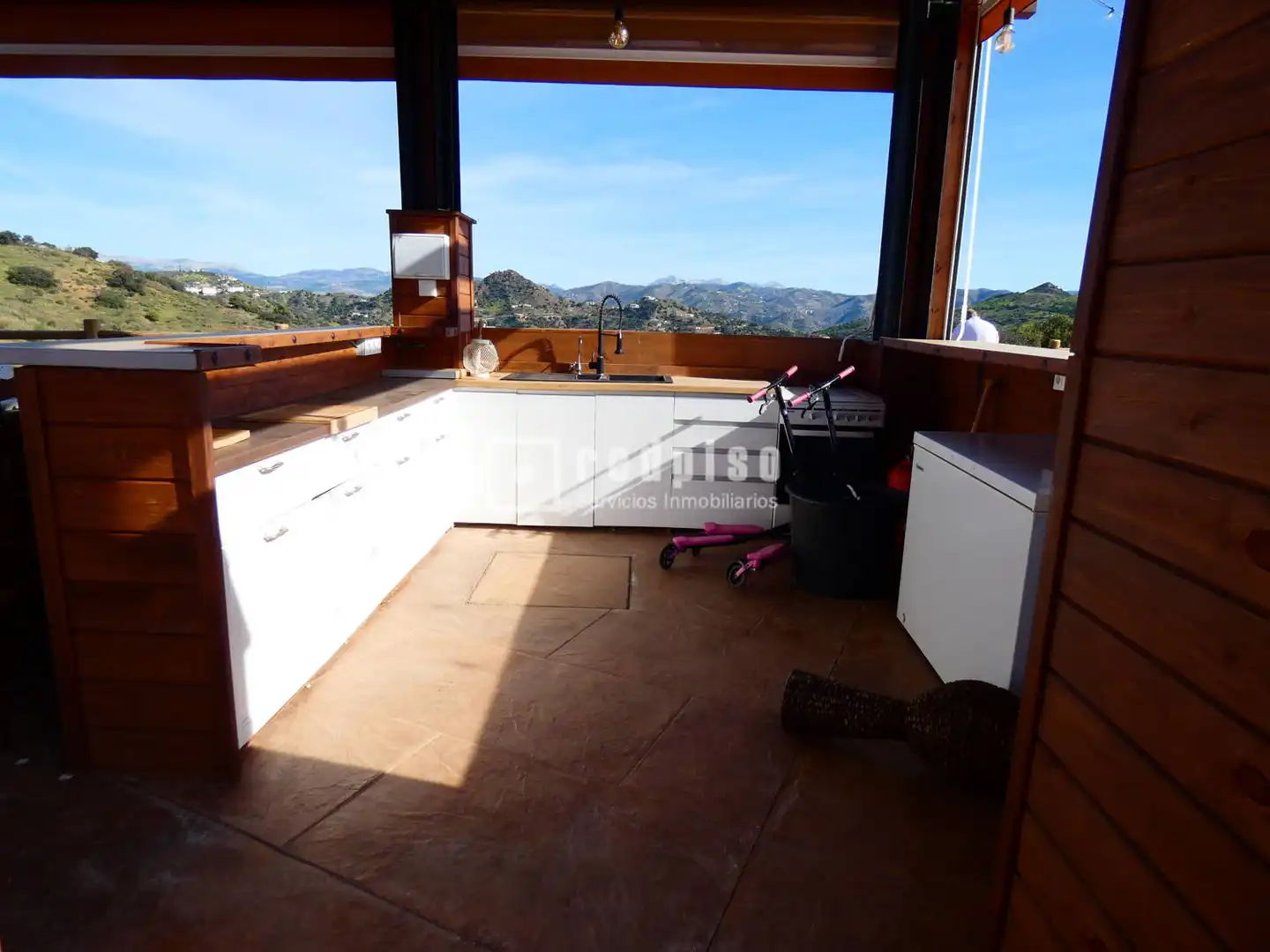 Kitchen of Houses for sale in Almogía  with Air Conditioner and Alarm