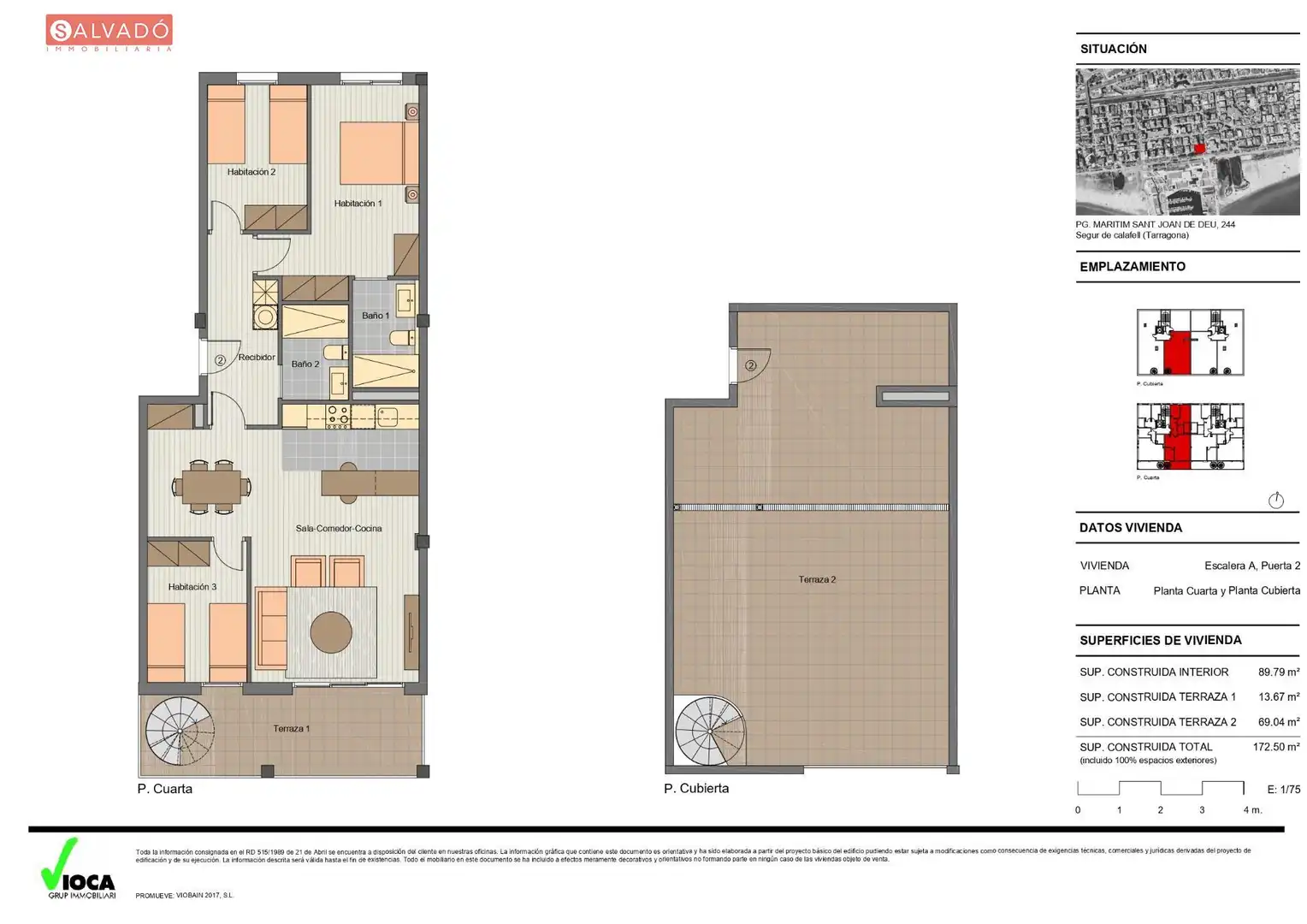 Flat for sale in Calafell  with Air Conditioner, Heating and Terrace