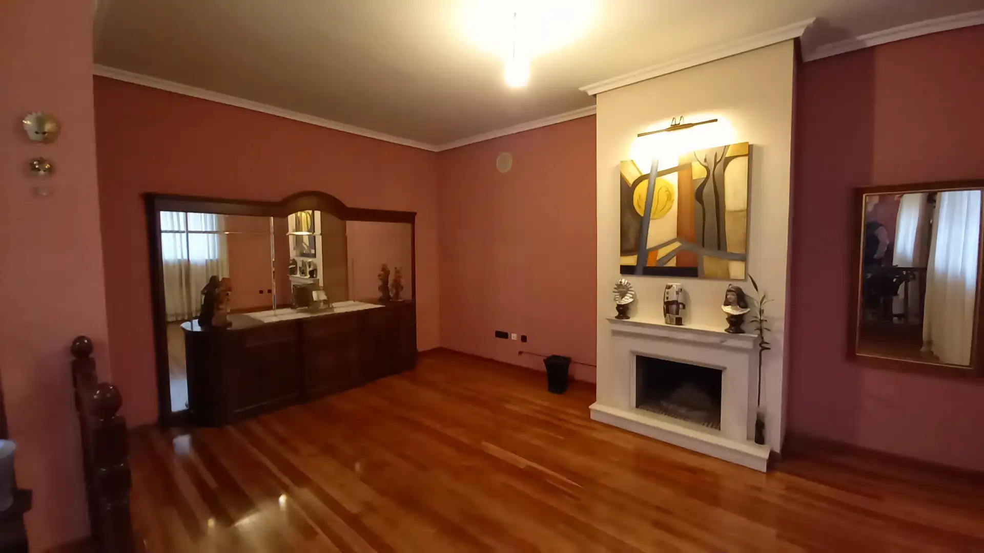 Living room of Houses for sale in Castrillón  with Heating, Private garden and Parquet flooring