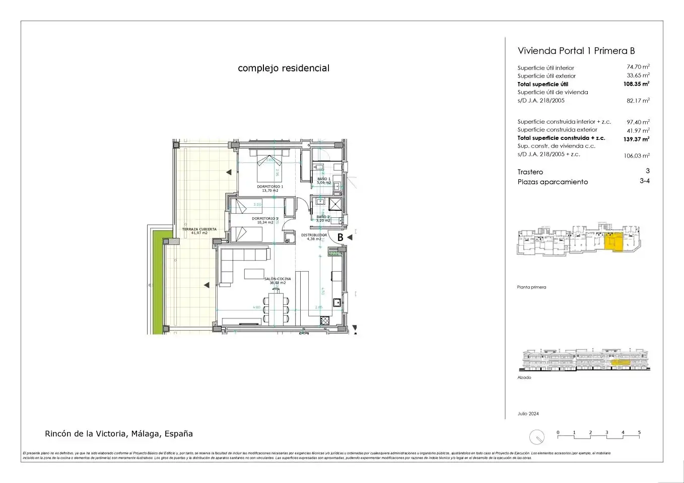 Flat with pool for sale in Diseminados, imagen 7
