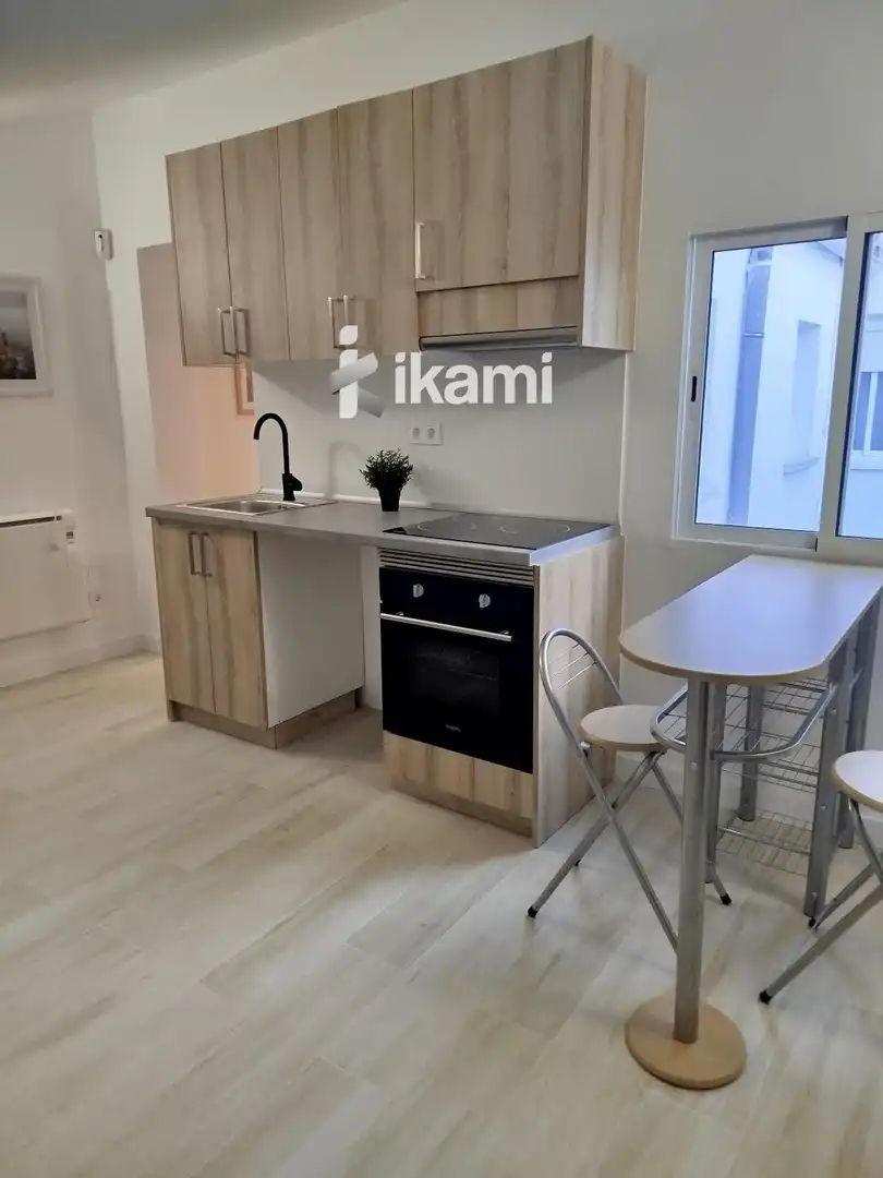 Kitchen of Flat for sale in  Madrid Capital  with Heating and Alarm
