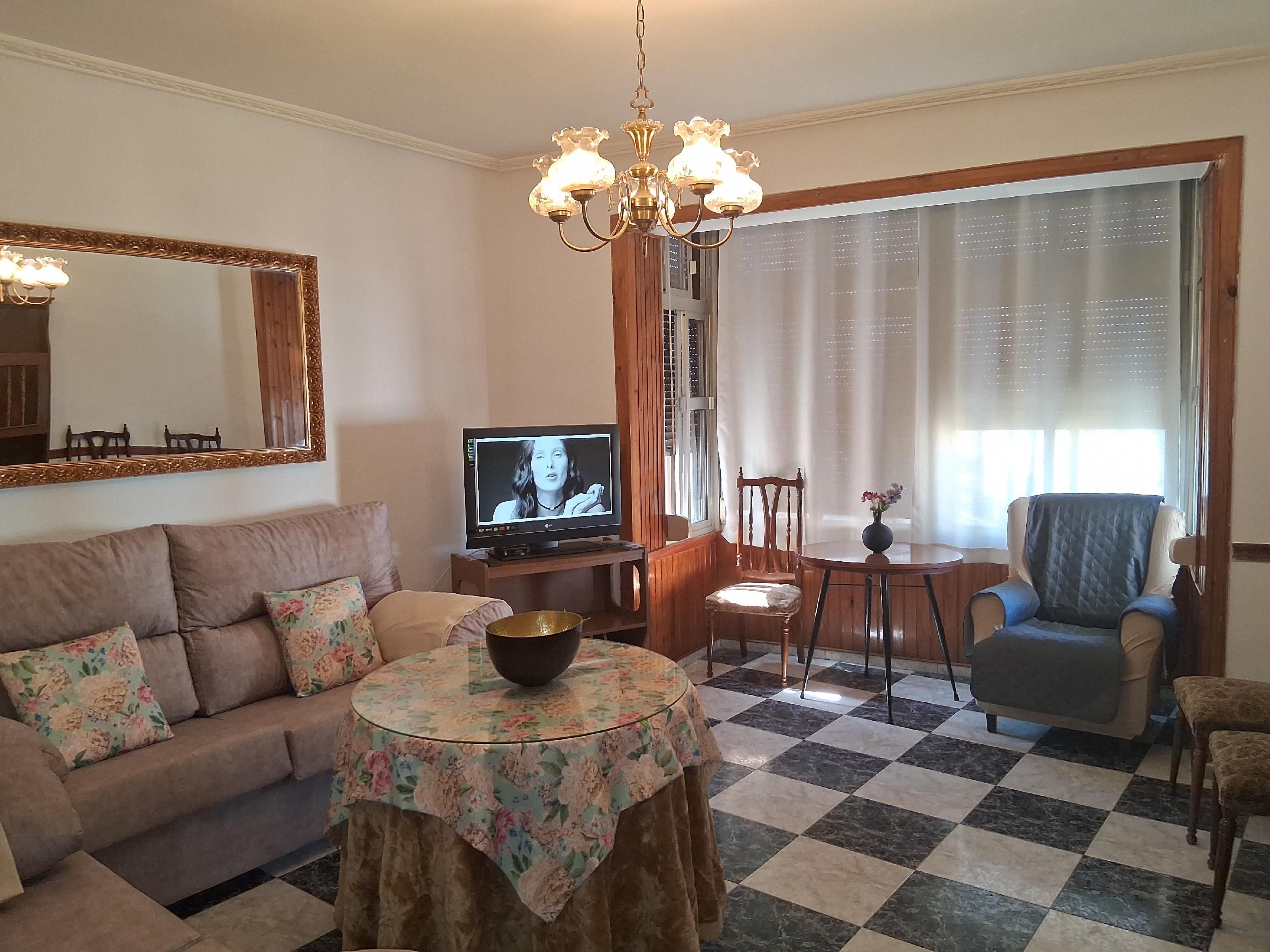 Sala d'estar de Apartament de lloguer en Baeza amb Balcó